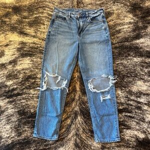 Women’s American Eagle Strigid Mom Jean, Size 10 Regular